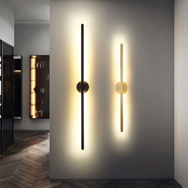 Round Linear LED Wall Light