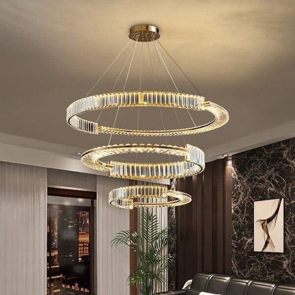 Round Crystal Chandelier